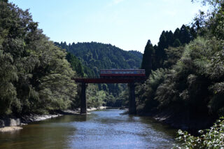 いすみ鉄道と夷隅川